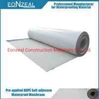 1.5mm Pre Applied Sand Finish/Pet Finish/PE Finish Underground Water Proof HDPE Waterproof Membrane